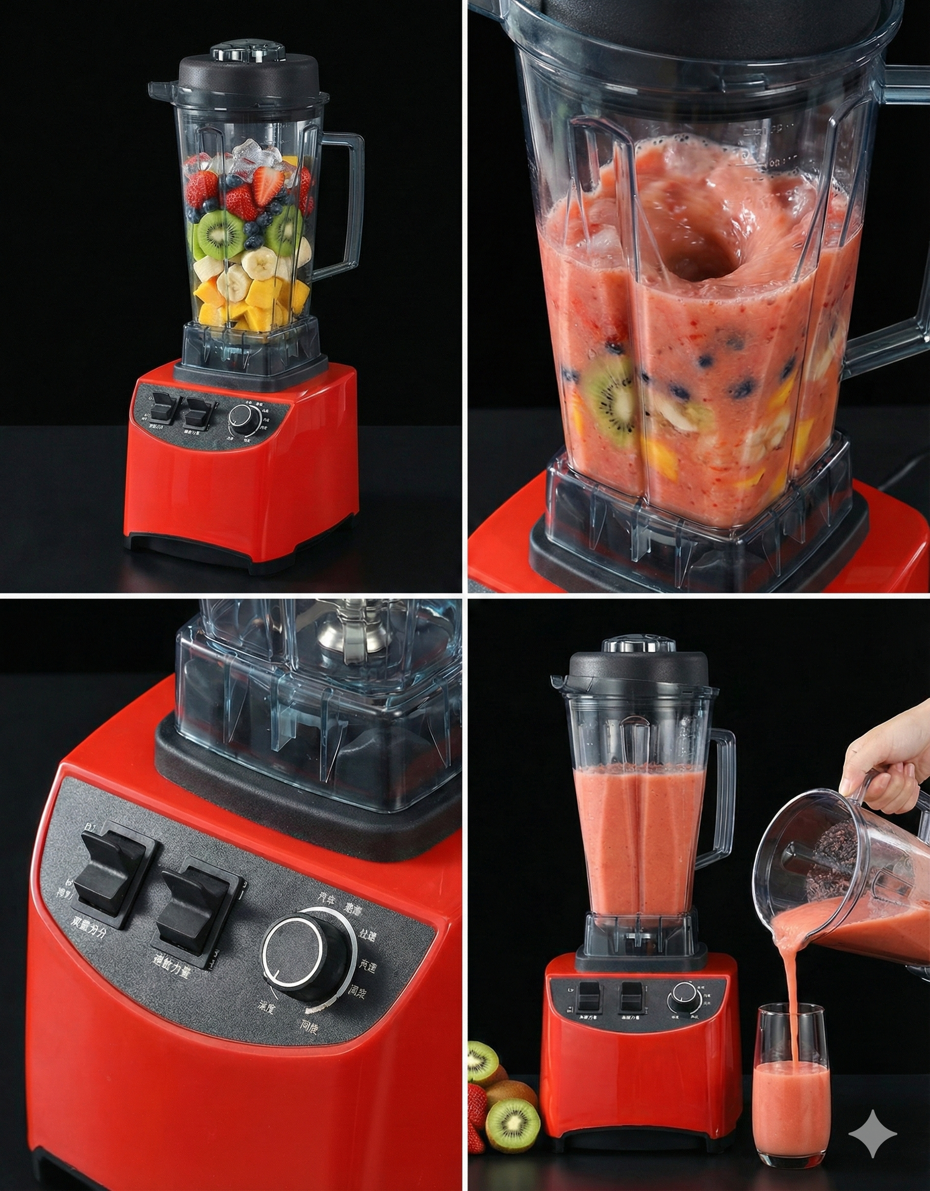 Blender pour jus puissant